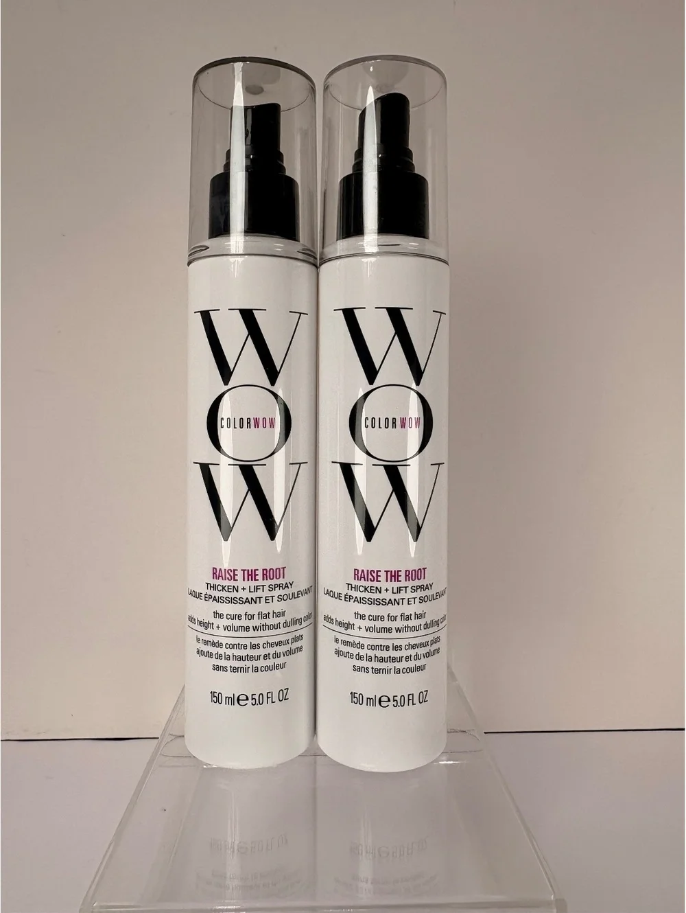 Color Wow Raise the Root Thicken + Lift Spray 5 oz Duo 2 Bottles New Unused